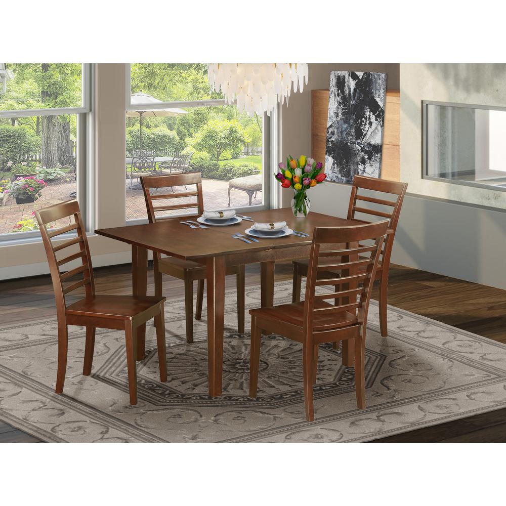 5  Pc  Kitchen  dinette  set-small  Table  and  4  Kitchen  Dining  Chairs. Picture 4