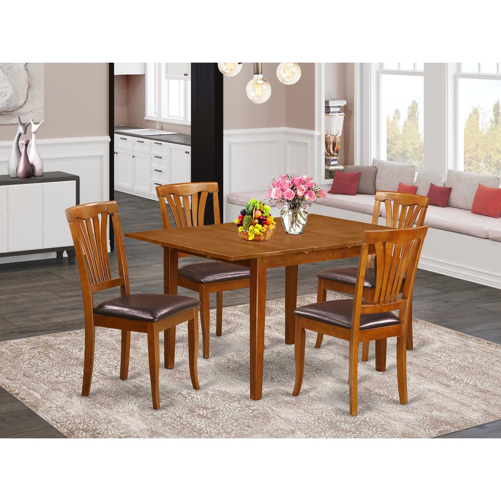 5  Pc  dinette  set-  Tables  for  small  spaces  and  4  Kitchen  Chairs. Picture 4