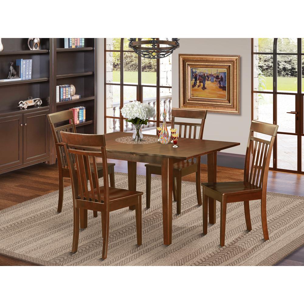5  Pc  Kitchen  dinette  set-breakfast  nook  and  4  Chairs  for  Dining  room. Picture 4