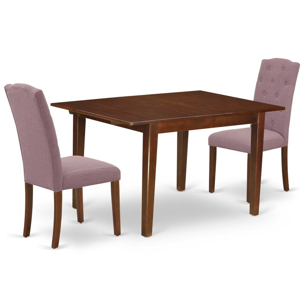 Dining Room Set Mahogany, MLCE3-MAH-10. Picture 1