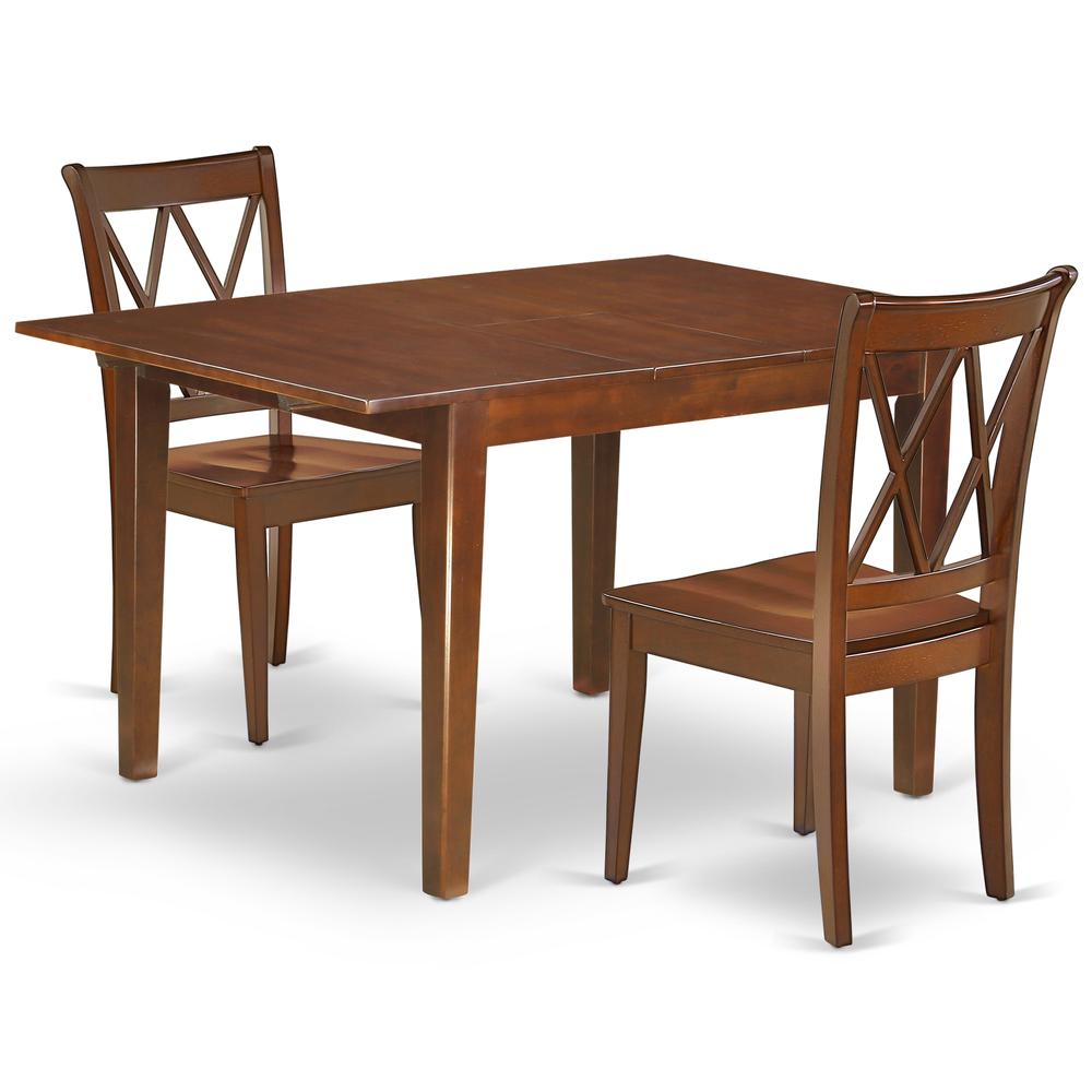 Dining Room Set Mahogany, MLCL3-MAH-W. Picture 1