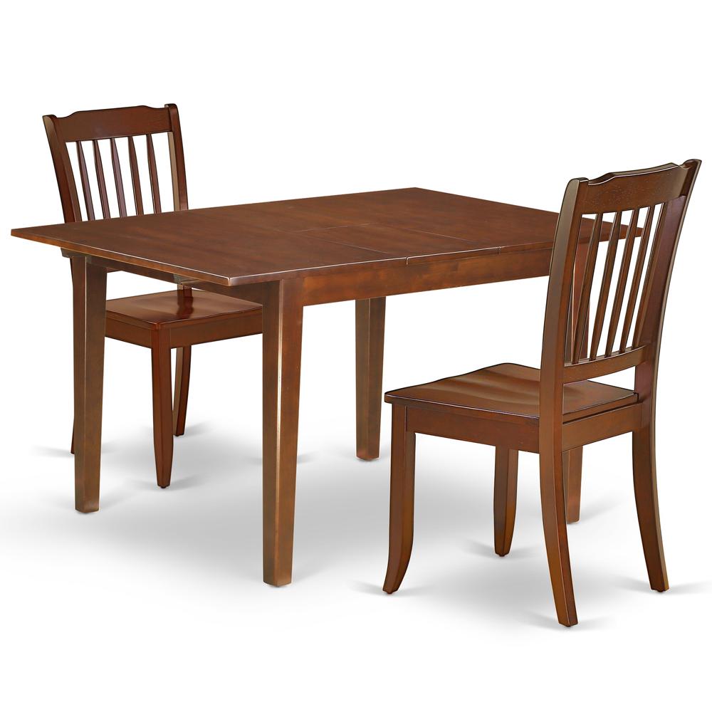 Dining Room Set Mahogany, MLDA3-MAH-W. Picture 1