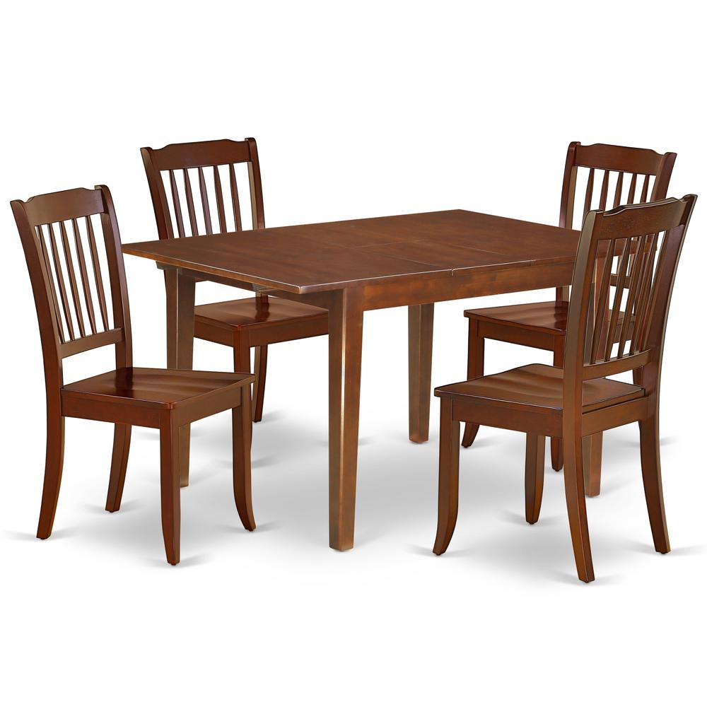 Dining Room Set Mahogany, MLDA5-MAH-W. Picture 1
