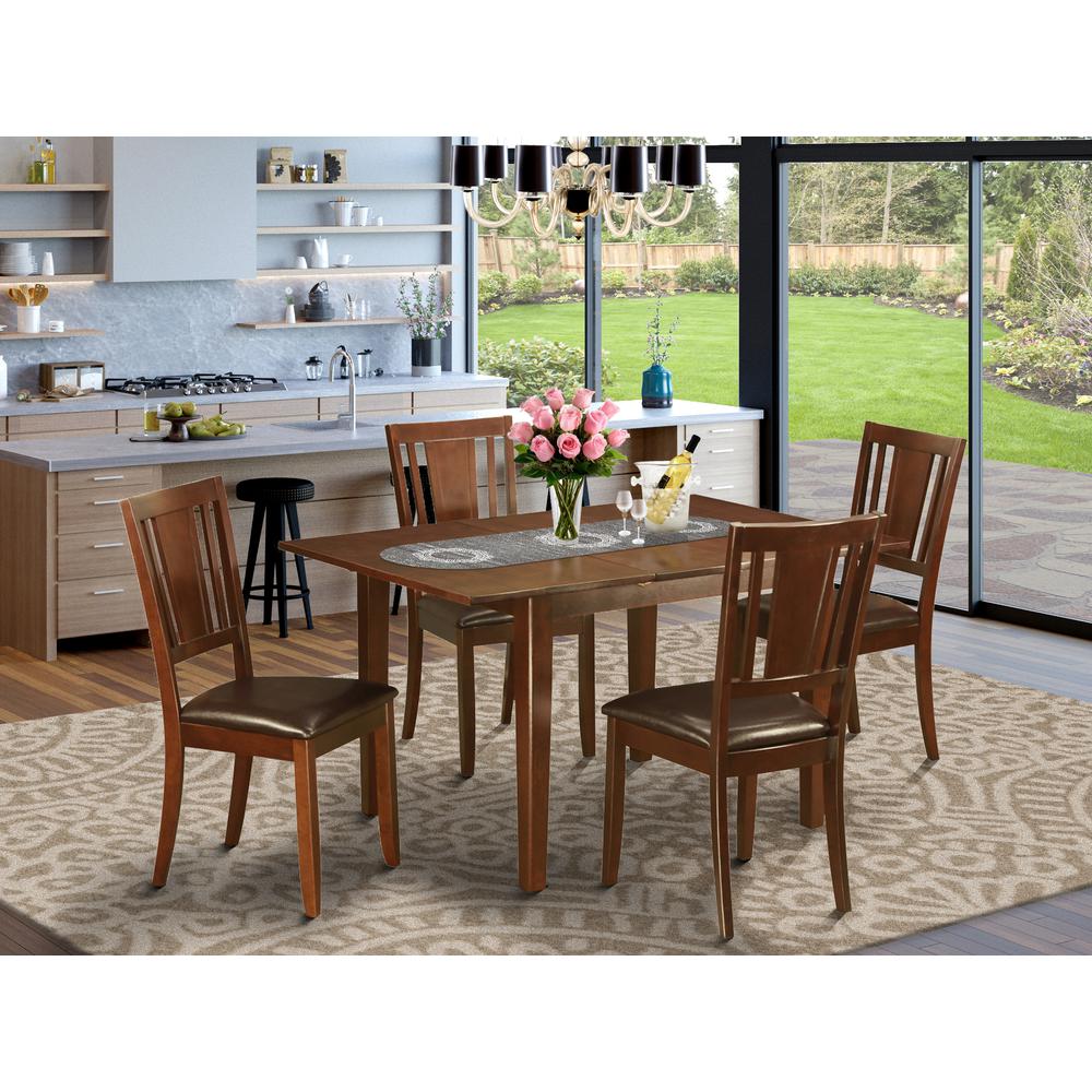5  Pc  Kitchen  dinette  set-Kitchen  Table  and  4  Kitchen  Chairs. Picture 4