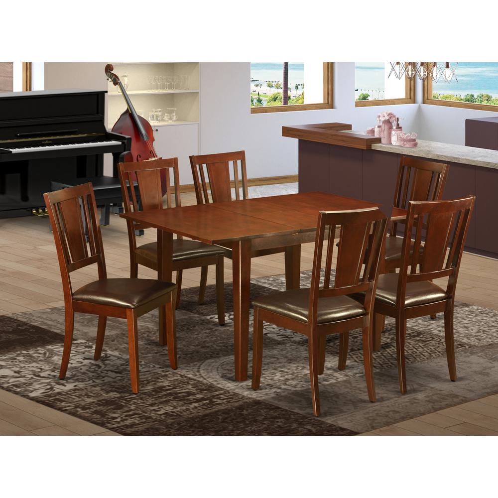 7  Pc  Kitchen  nook  Dining  set-Kitchen  Table  and  6  Dining  Chairs. Picture 4
