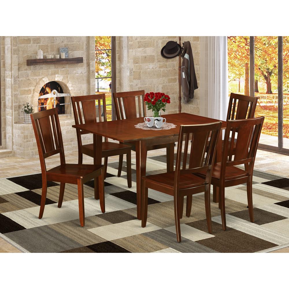 7  Pc  Kitchen  nook  Dining  set-breakfast  nook  and  6  Kitchen  Dining  Chairs. Picture 4