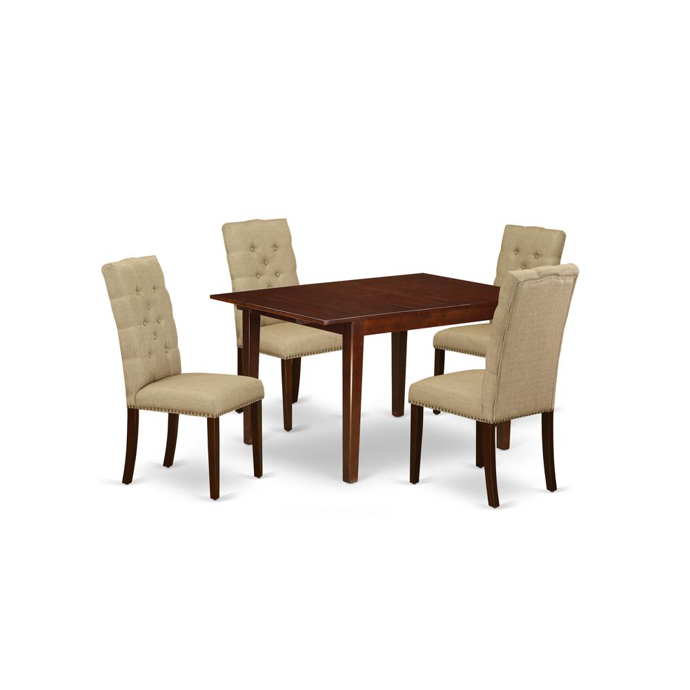Dining Room Set Mahogany, MLEL5-MAH-16. Picture 1