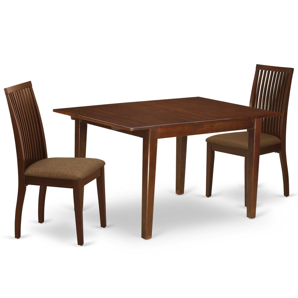 Dining Room Set Mahogany, MLIP3-MAH-C. Picture 1