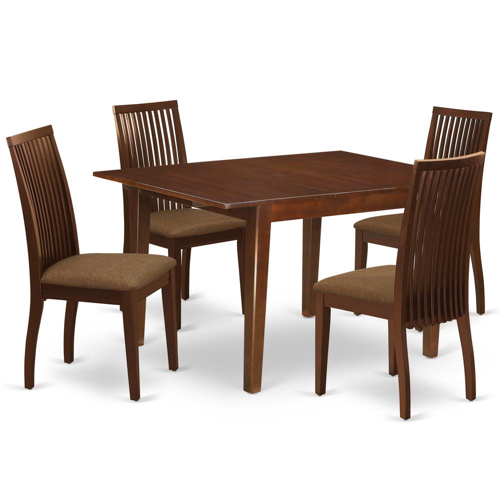 Dining Room Set Mahogany, MLIP5-MAH-C. Picture 1