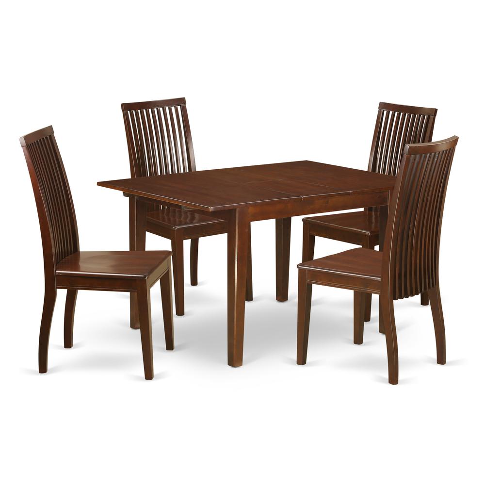 Dining Room Set Mahogany, MLIP5-MAH-W. Picture 1