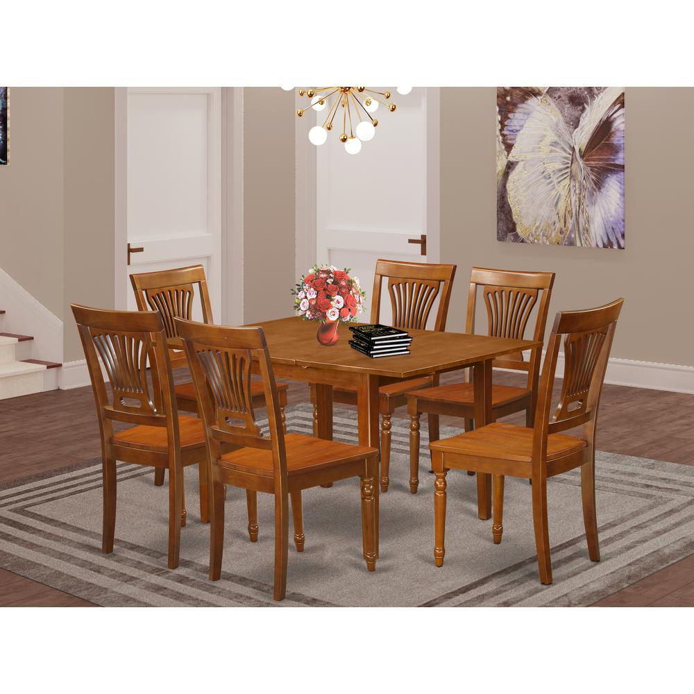 7  Pc  Kitchen  nook  Dining  set-Kitchen  Table  6  Chairs  for  Dining  room. Picture 4