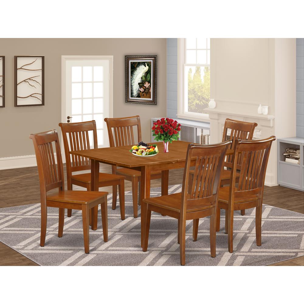 7  Pc  Kitchen  nook  Dining  set-Kitchen  Table  and  6  Dining  Chairs. Picture 4