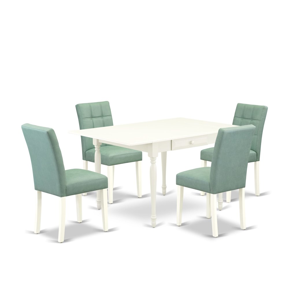 5 Piece Modern Dining Table Set contain A Dining Table. Picture 1
