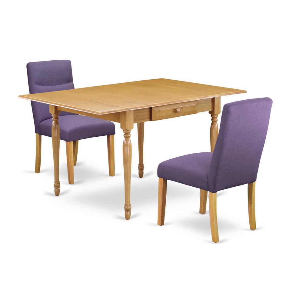 Dining Room Set Oak, MZBE3-OAK-10. Picture 1