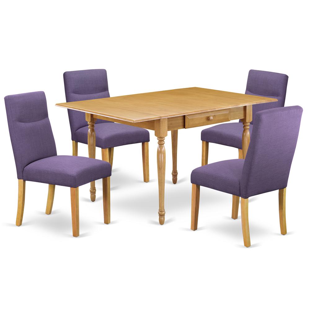 Dining Room Set Oak, MZBE5-OAK-10. Picture 1
