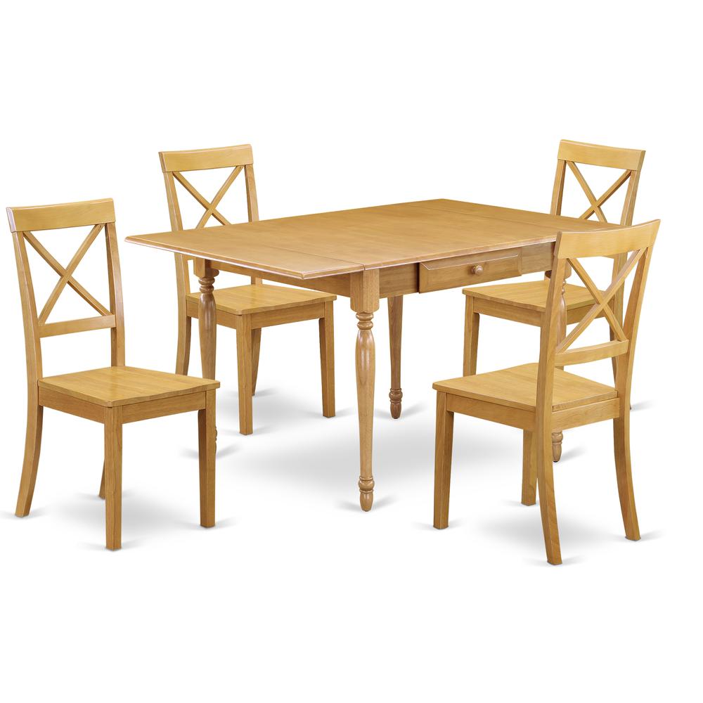 Dining Room Set Oak, MZBO5-OAK-W. Picture 1