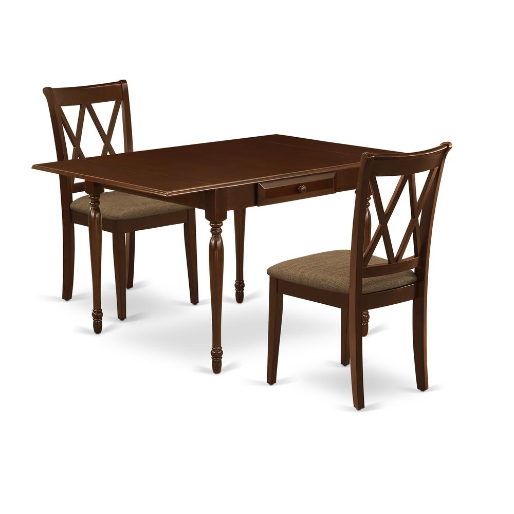 Dining Room Set Mahogany, MZCL3-MAH-C. Picture 1