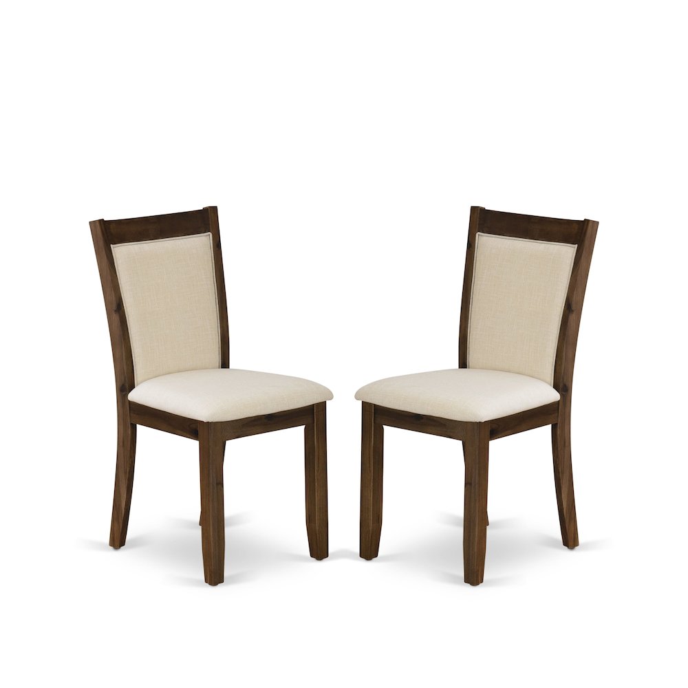 3 Pc Dining Set  Consist of a Round Kitchen Table and 2 Parson Chairs. Picture 3