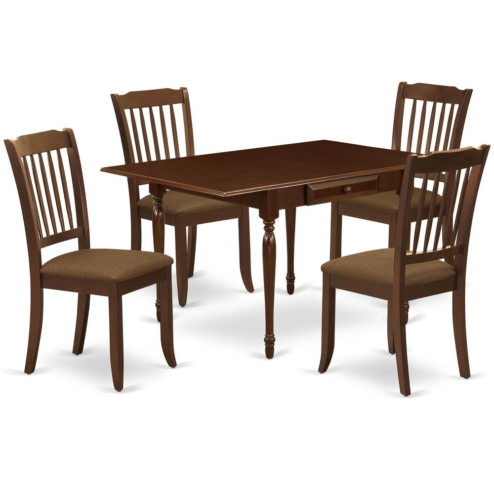 Dining Room Set Mahogany, MZDA5-MAH-C. Picture 1
