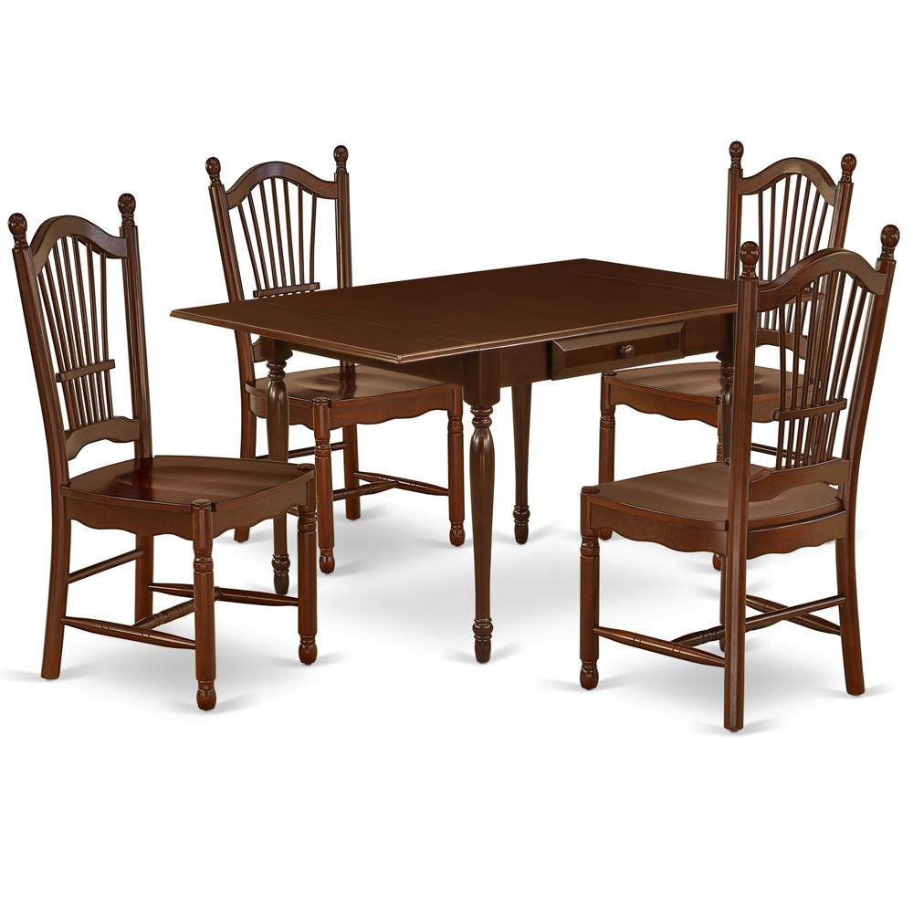 Dining Room Set Mahogany, MZDO5-MAH-W. Picture 1