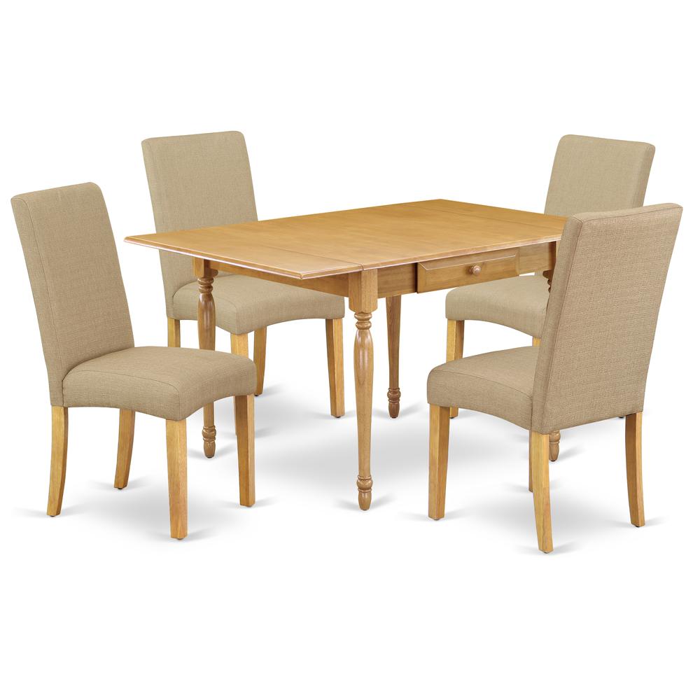 Dining Room Set Oak, MZDR5-OAK-16. Picture 1