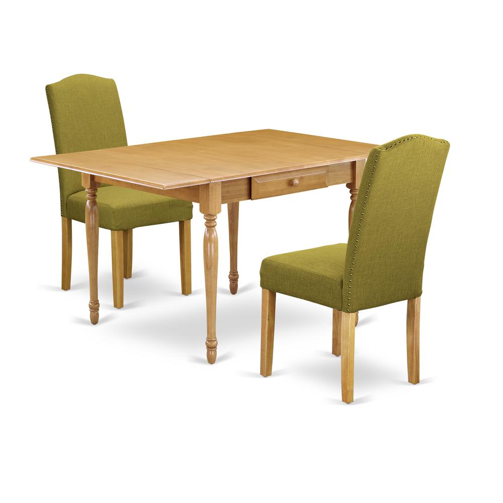 Dining Room Set Oak, MZEN3-OAK-08. Picture 1