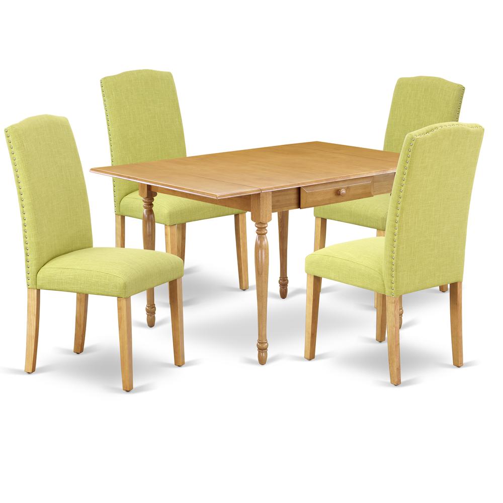 Dining Room Set Oak, MZEN5-OAK-07. Picture 1