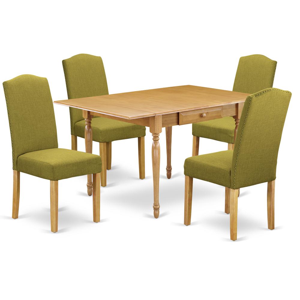 Dining Room Set Oak, MZEN5-OAK-08. Picture 1