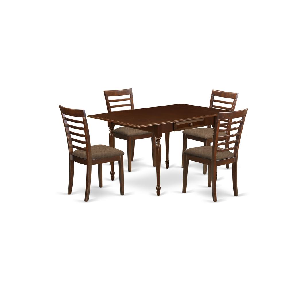 Dining Room Set Mahogany, MZML5-MAH-C. Picture 1