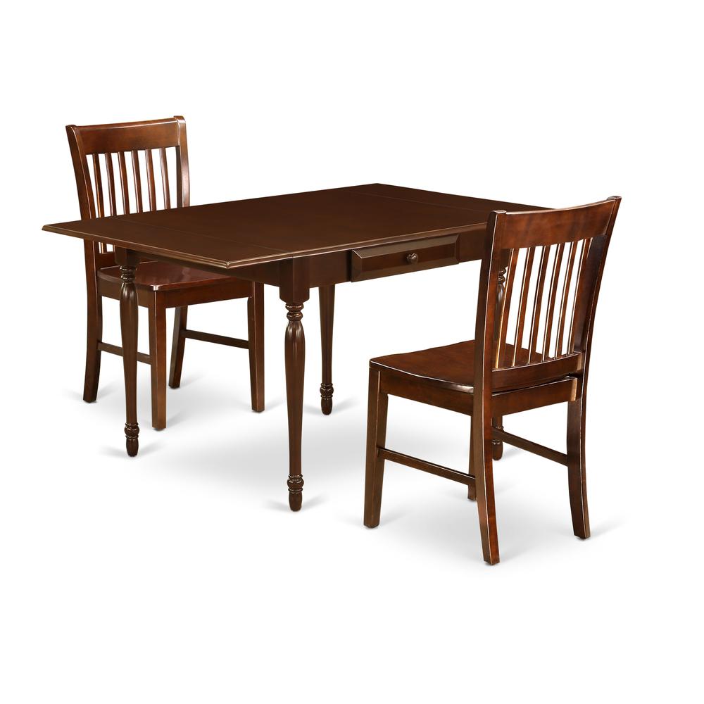 Dining Room Set Mahogany, MZNO3-MAH-W. Picture 1