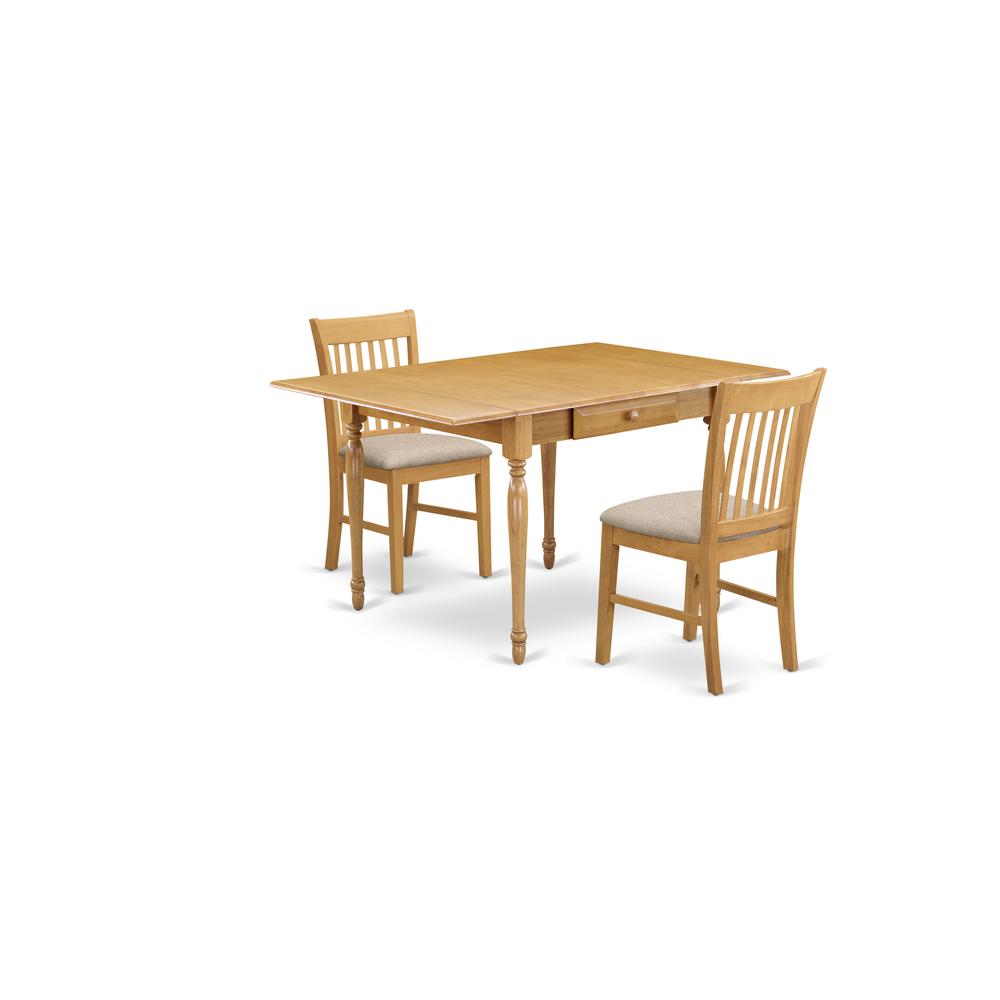 Dining Room Set Oak, MZNO3-OAK-C. Picture 1