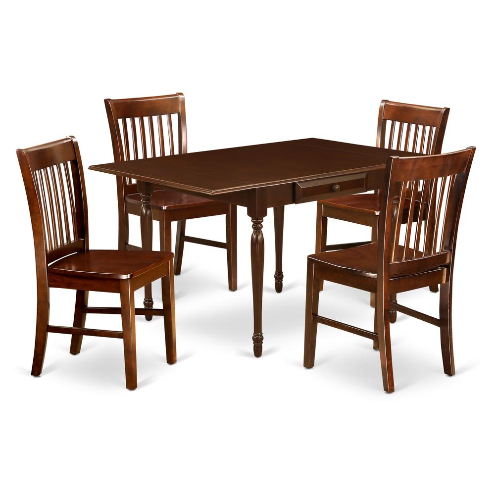 Dining Room Set Mahogany, MZNO5-MAH-W. Picture 1