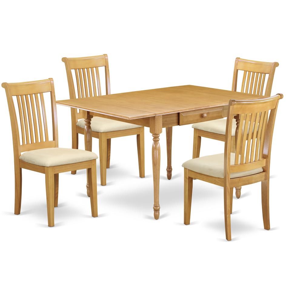 Dining Room Set Oak, MZPO5-OAK-C. Picture 1