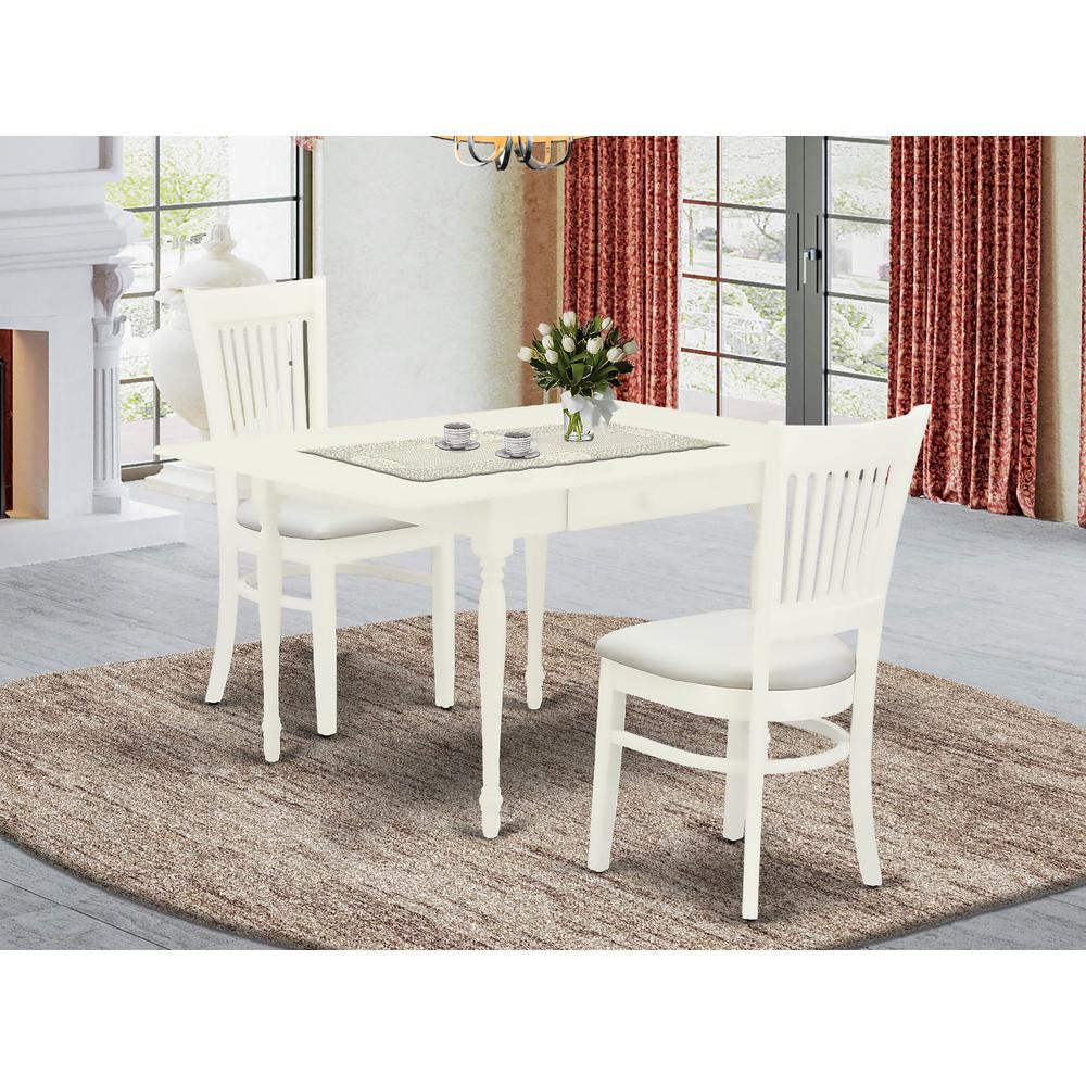 Dining Table- Dining Chairs, MZVA3-LWH-C. Picture 4