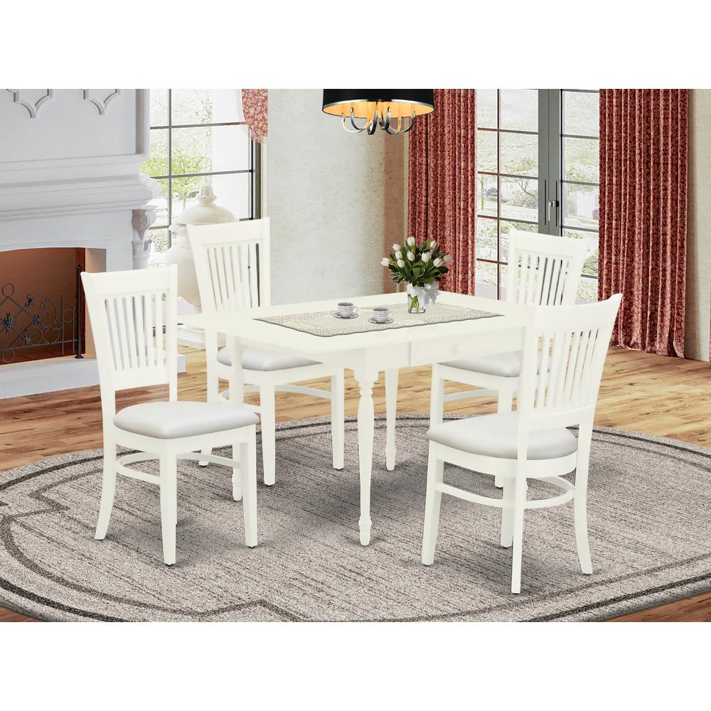 Dining Table- Dining Chairs, MZVA5-LWH-C. Picture 4