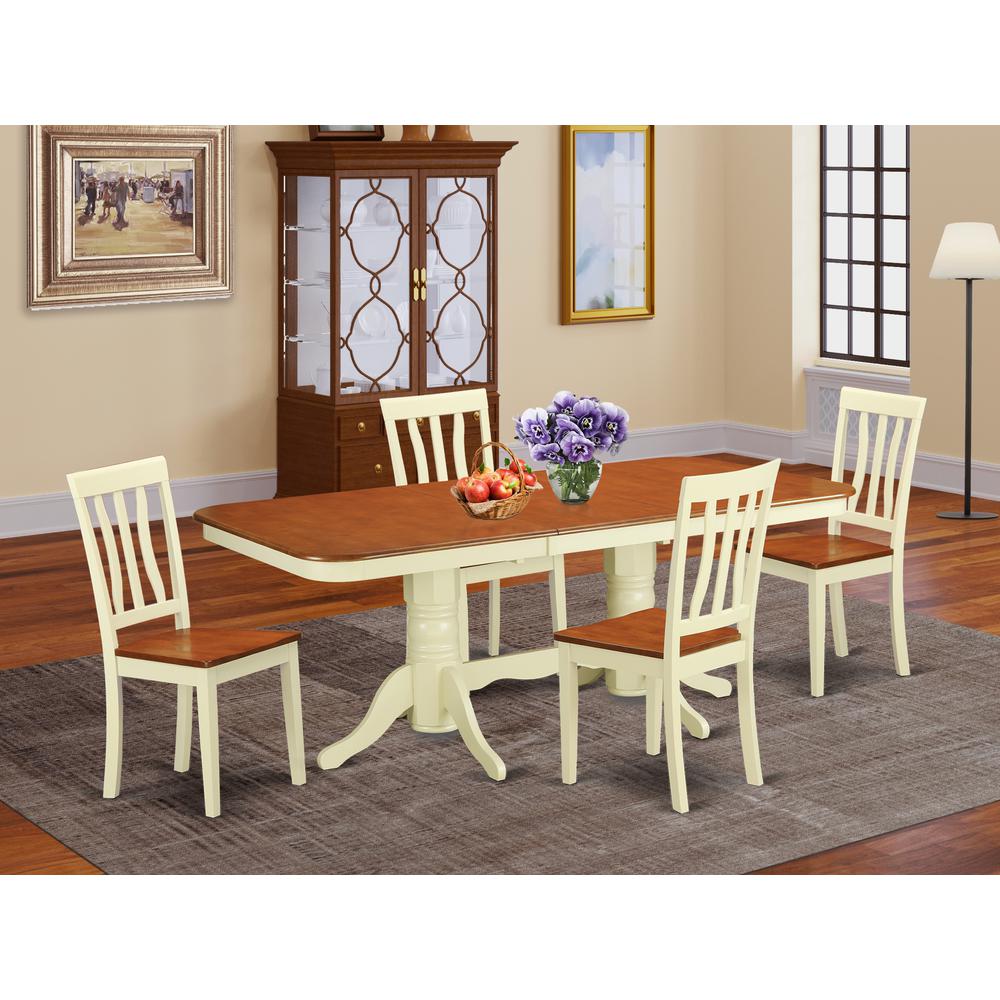 5  PcKitchen  nook  Dining  set  -  Dining  Table  and  4  Kitchen  Chairs. Picture 4