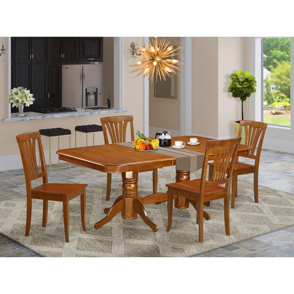 5  Pc  Dining  room  set-Dining  Table  and  4  Kitchen  Dining  Chairs.. Picture 4