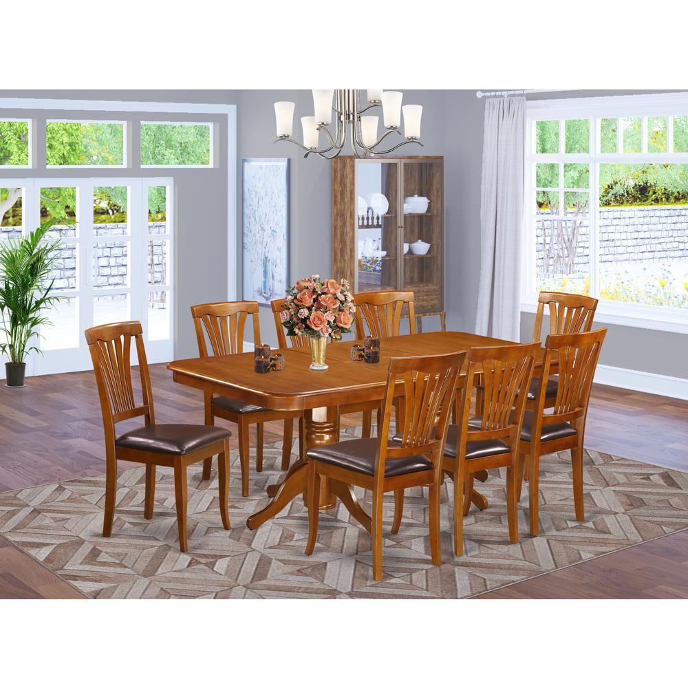 9  Pcformal  Dining  room  set-Dining  Table  and  8  Dining  Chairs. Picture 4