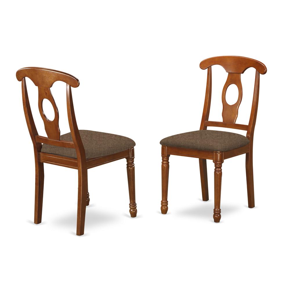 NAC-SBR-C Napoleon styled kitchen chair with Fabric seat. Picture 1