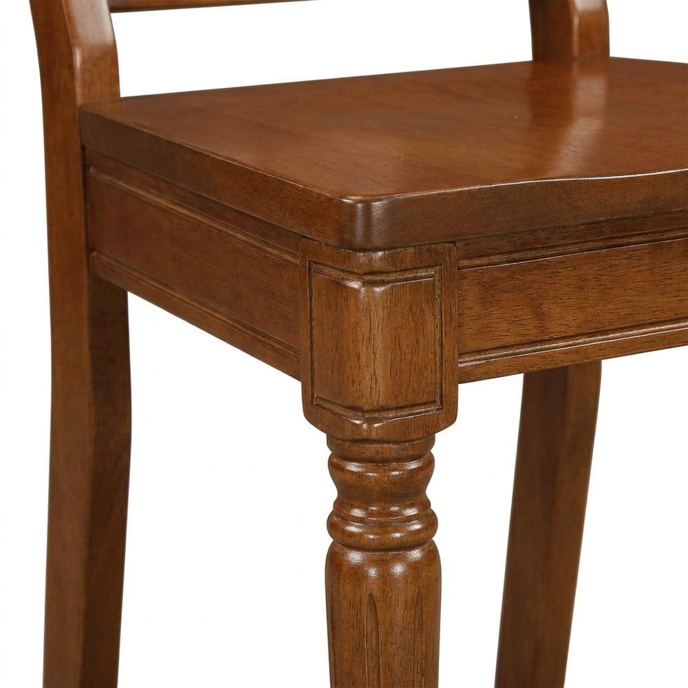 Napoleon-Style Solid Wood Dining Chair for Kitchen or Dining Room, Set of 2. Picture 8