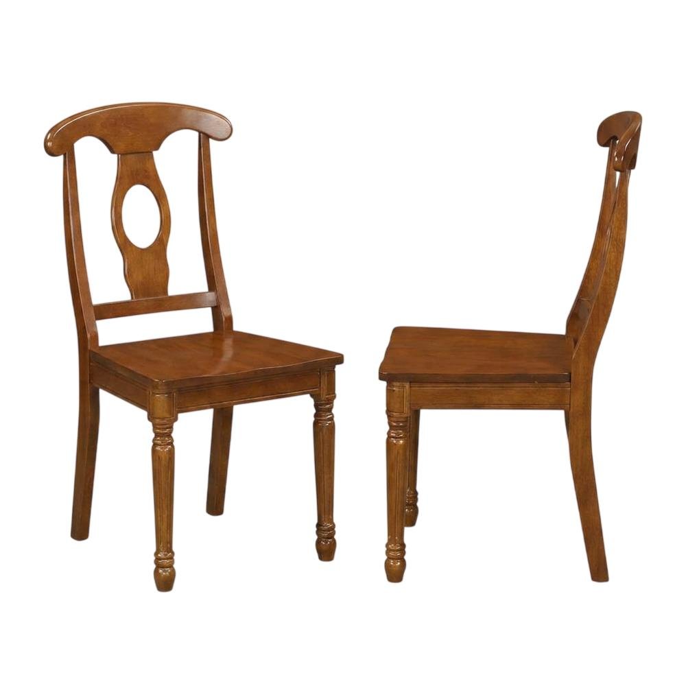Napoleon-Style Solid Wood Dining Chair for Kitchen or Dining Room, Set of 2. Picture 5