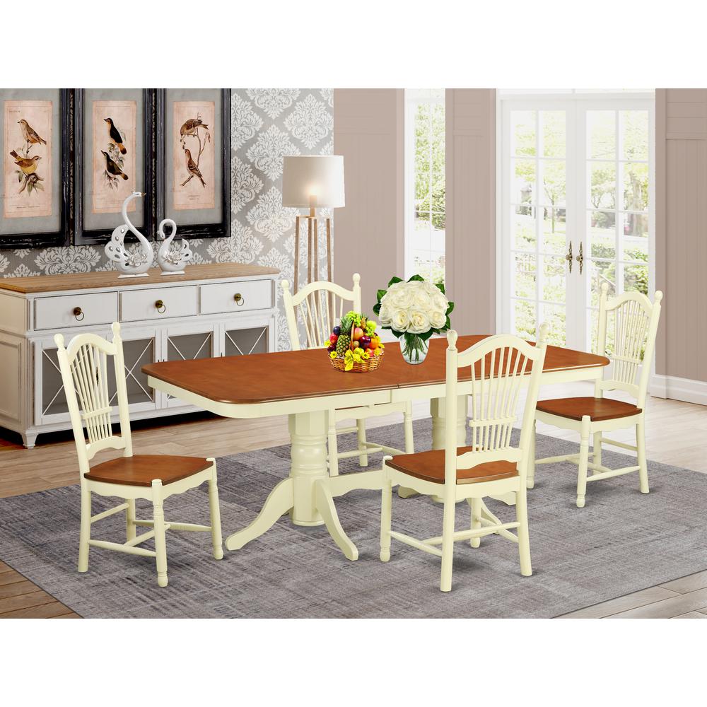 5  PC  Kitchen  nook  Dining  set  -  Table  and  4  Dining  Chairs. Picture 4