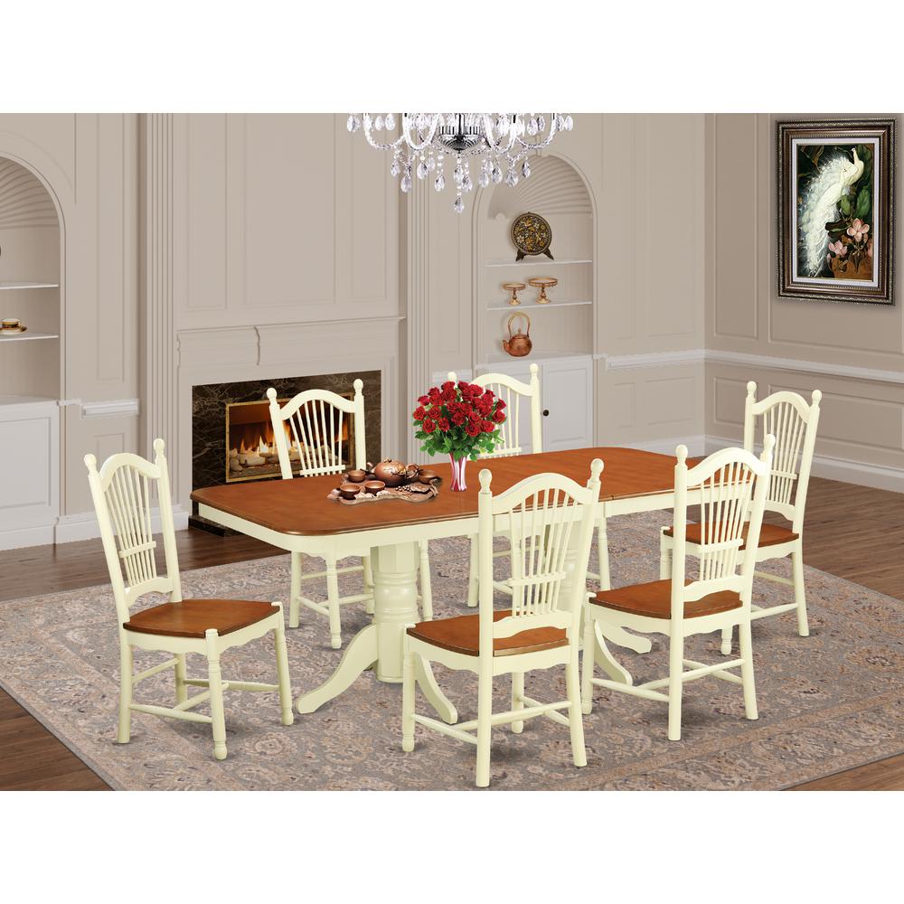 7  Pc  Dining  room  set  -Kitchen  Table  and  6  Dining  Chairs. Picture 4