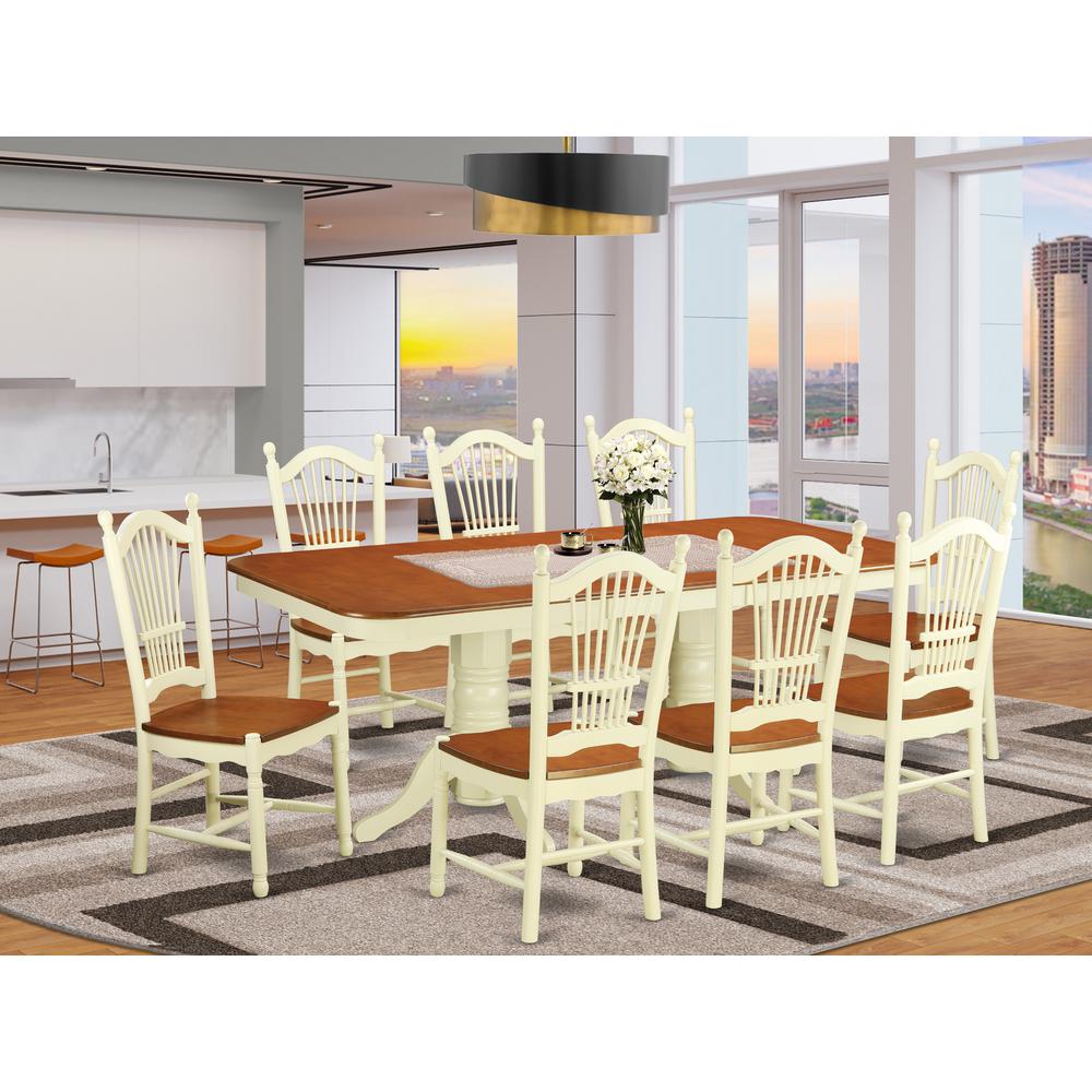 9  PcKitchen  Table  set  -Small  Kitchen  Table  and  8  Dining  Chairs. Picture 4