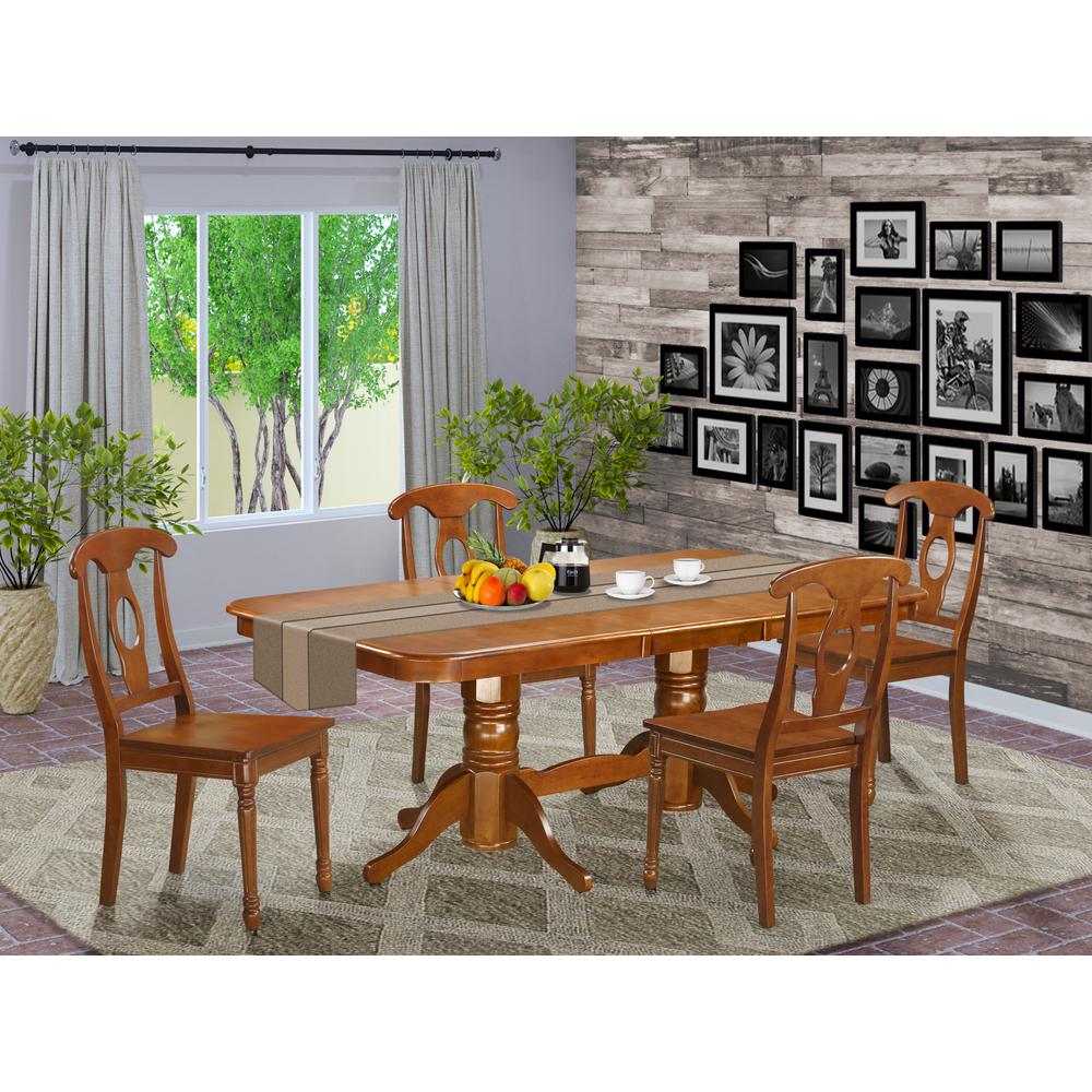 5  Pc  Dining  set  Dining  Table  and  chair  set  having  rectangular  Table  with  Leaf  and  4  Dining  Chairs.. Picture 4