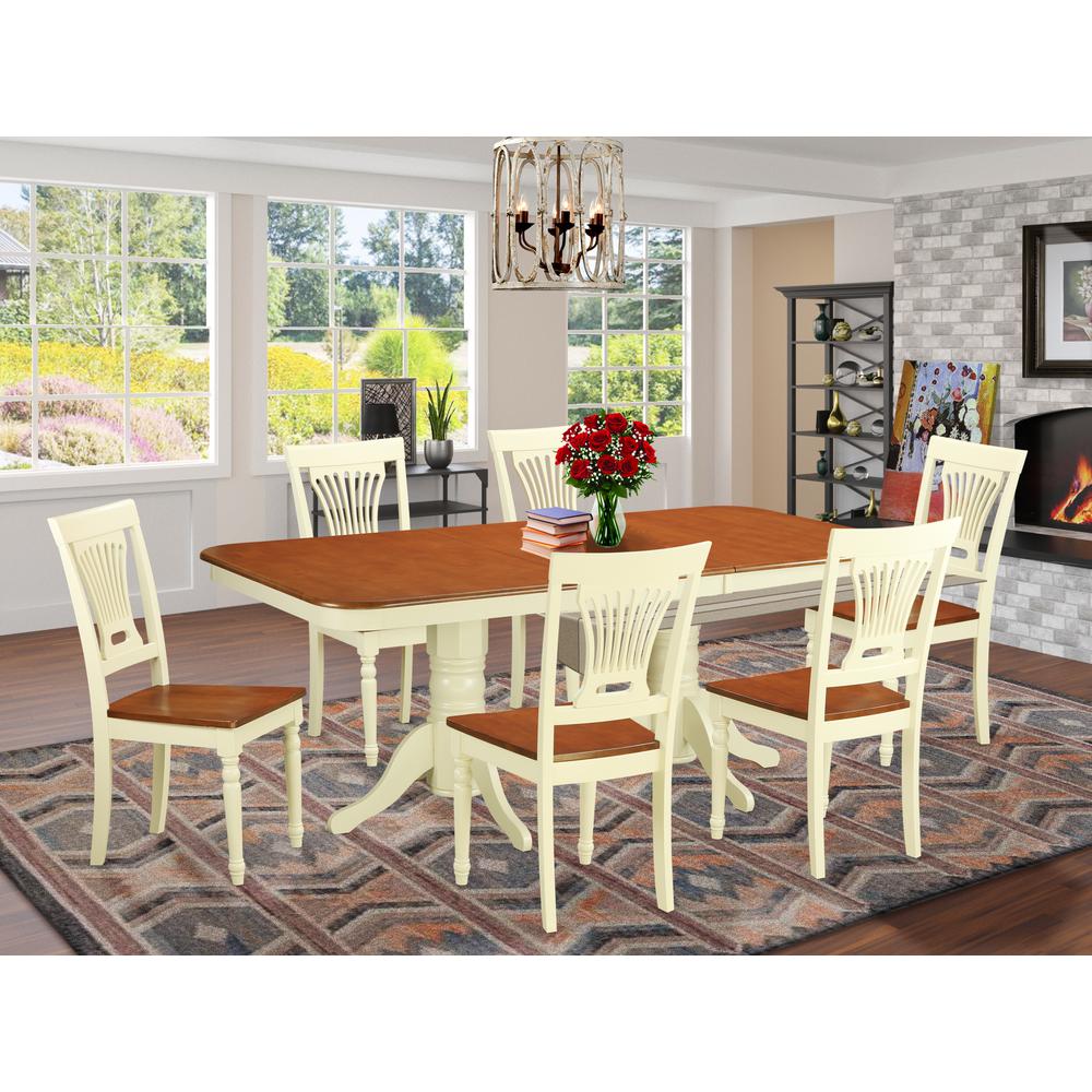 7  PC  Dining  set-Dining  Table  and  6  Dining  Chairs  for  Dining. Picture 4
