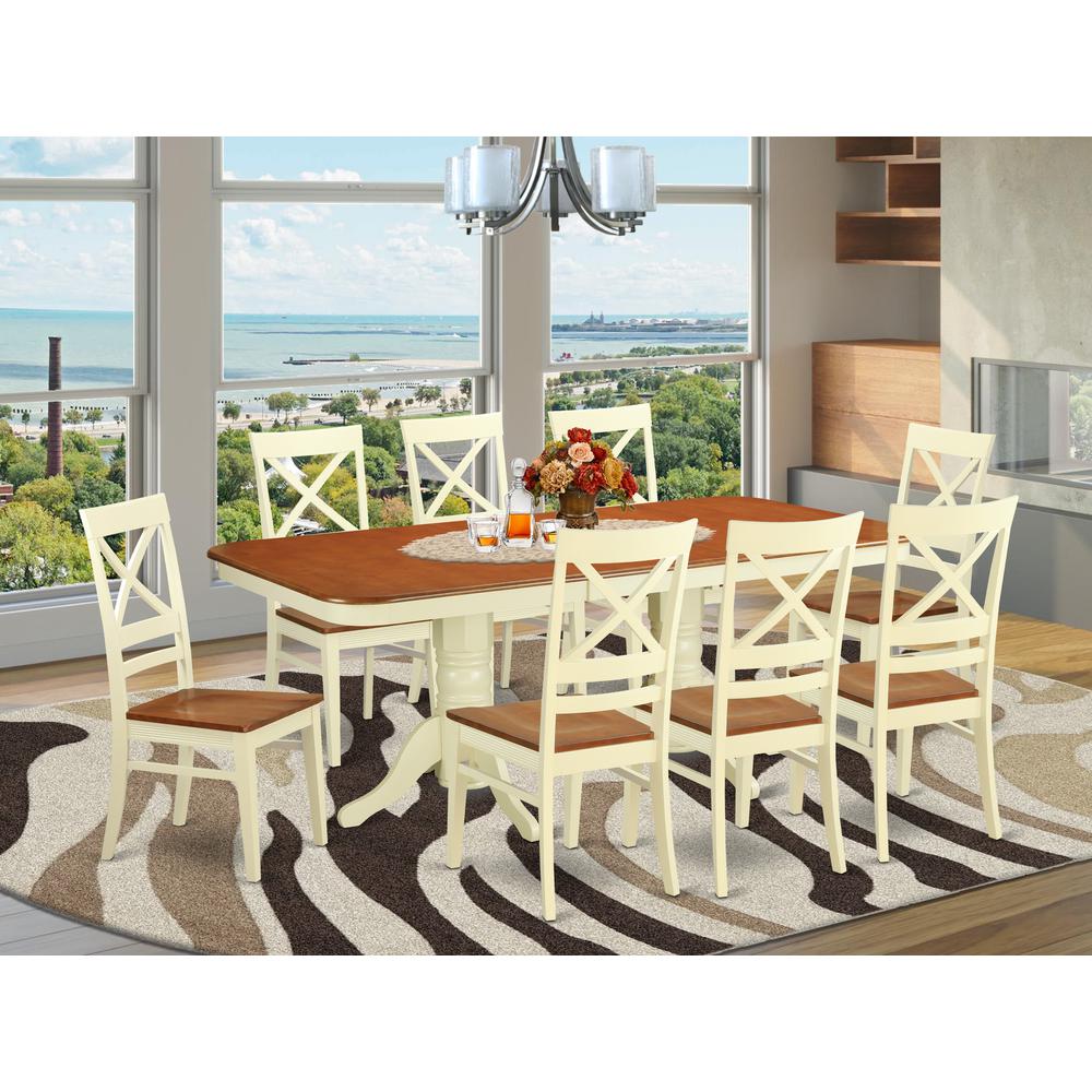 9  PC  Dining  room  set  for  8-  Dinette  Table  and  8  Dining  Chairs. Picture 4