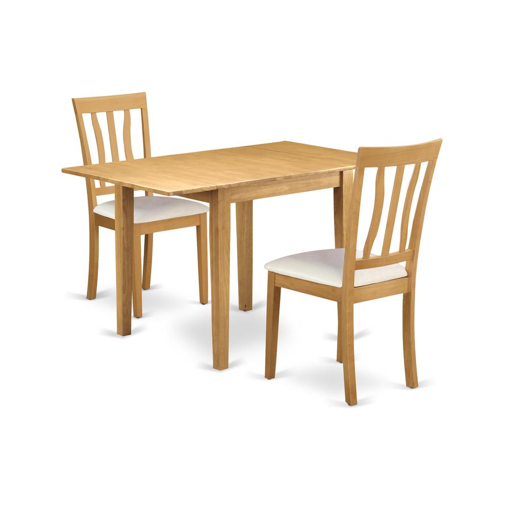 Dining Room Set Oak, NDAN3-OAK-LC. Picture 1