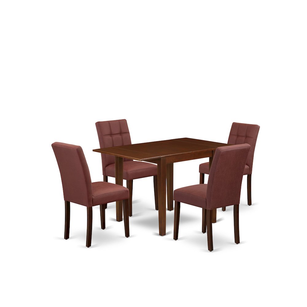 5 Piece Dining Room Table Set contain A Mid Century Modern Table. Picture 1