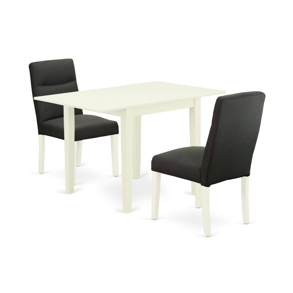 Dining Room Set Linen White, NDBE3-LWH-20. Picture 1